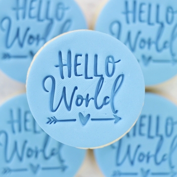 Prägestempel - HELLO World